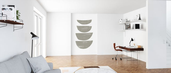 PHOTOWALL / Abstraction Scratched Gray (e321212)