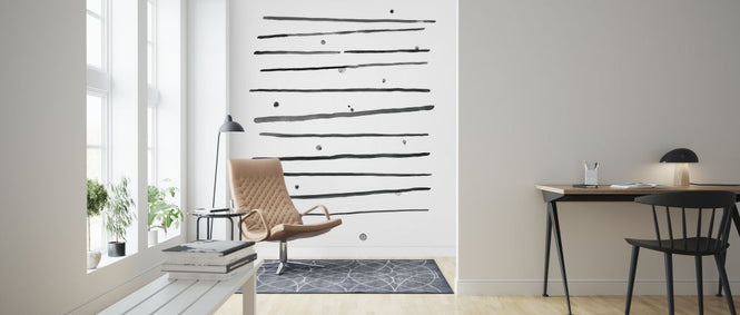 PHOTOWALL / Watercolor Lines and Dots I (e321216)