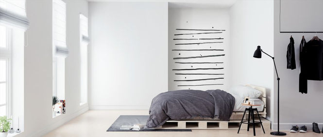 PHOTOWALL / Watercolor Lines and Dots I (e321216)