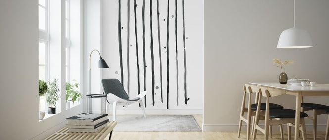 PHOTOWALL / Watercolor Lines and Dots II (e321217)