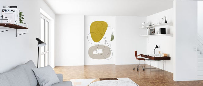 PHOTOWALL / Abstraction with Gray Lines I (e321227)