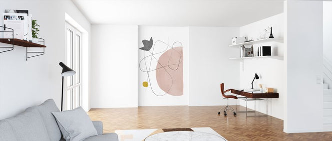 PHOTOWALL / Abstraction with Gray Lines II (e321228)