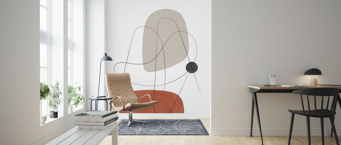 PHOTOWALL / Abstraction with Gray Lines III (e321229)