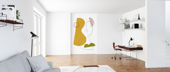 PHOTOWALL / Abstraction with Gray Lines IV (e321230)