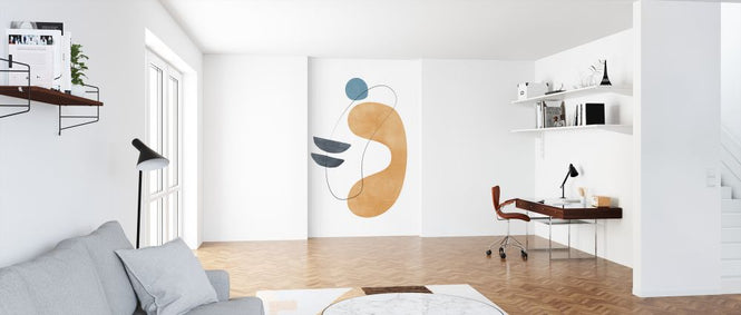 PHOTOWALL / Abstraction with Gray Lines VI (e321232)