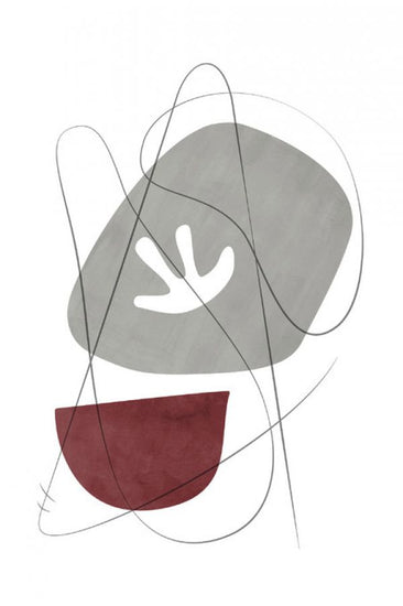 PHOTOWALL / Abstraction with Gray Lines VIII (e321234)