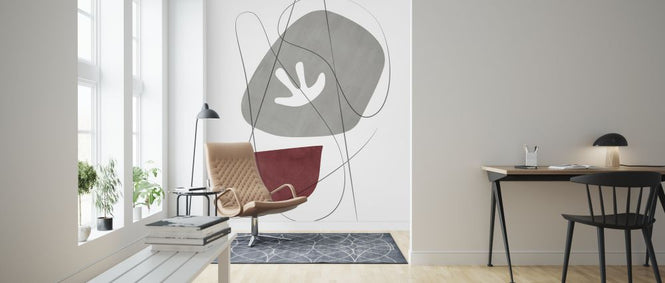 PHOTOWALL / Abstraction with Gray Lines VIII (e321234)