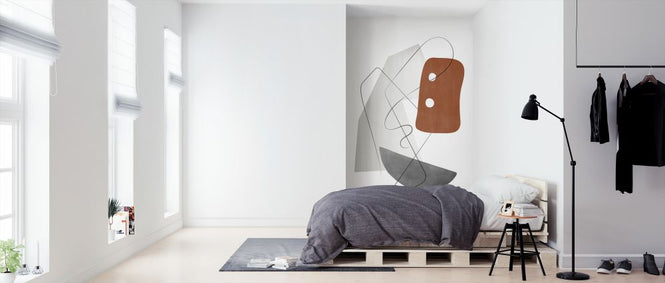 PHOTOWALL / Abstraction with Gray Lines XIII (e321239)