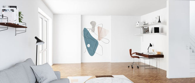 PHOTOWALL / Abstraction with Gray Lines XIV (e321240)