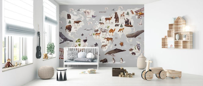 PHOTOWALL / World of Animals Map (e321895)