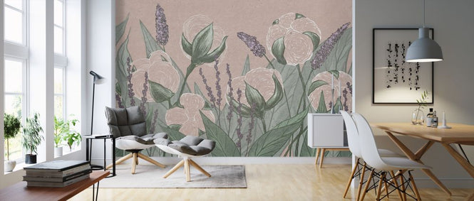 PHOTOWALL / Cotton Flowers II (e321911)