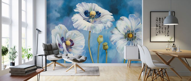 PHOTOWALL / White Poppies (e321933)