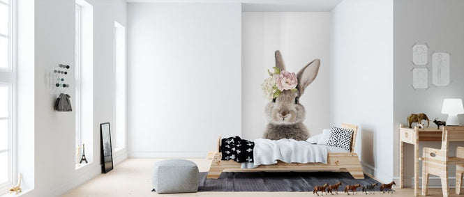 PHOTOWALL / Floral Bunny (e322225)