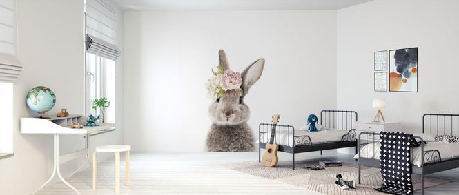 PHOTOWALL / Floral Bunny (e322225)