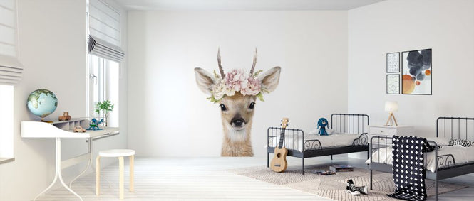 PHOTOWALL / Floral Deer (e322227)