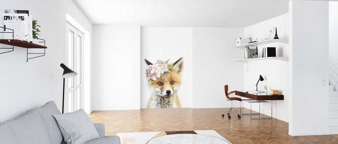 PHOTOWALL / Floral Fox (e322228)