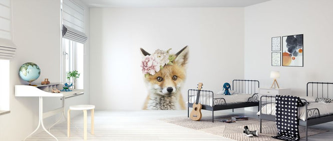 PHOTOWALL / Floral Fox (e322228)