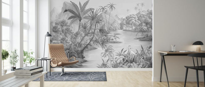 PHOTOWALL / Tangled Jungle II - Grayscale (e322235)