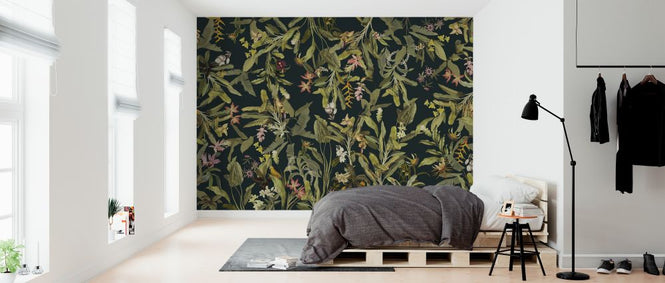 PHOTOWALL / Botanical Tropics - Dark (e322805)