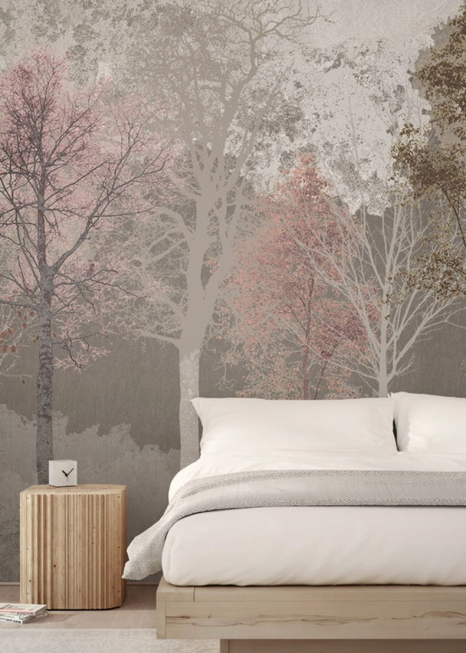 PHOTOWALL / Hidden Bird - Pink Beige (e323390)