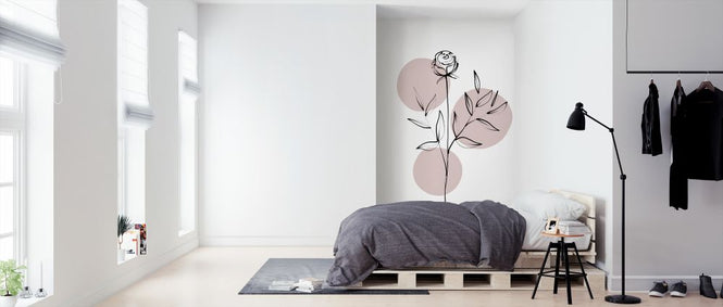 PHOTOWALL / Delicate Botanicals - Rose (e322881)