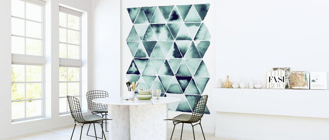 PHOTOWALL / Green Triangles (e322886)