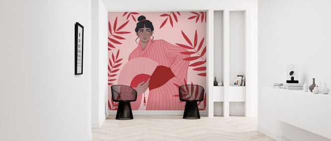 PHOTOWALL / Lady with a Fan (e323000)