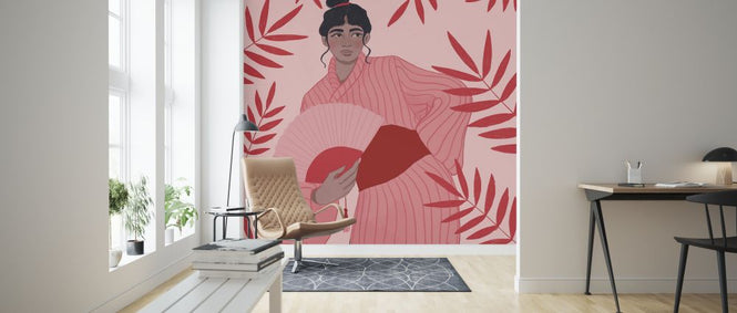 PHOTOWALL / Lady with a Fan (e323000)