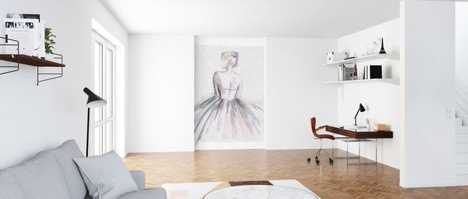 PHOTOWALL / Watercolor Ballerina (e320459)