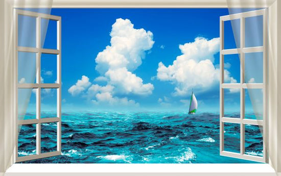 PHOTOWALL / Open Window with Ocean View (e323064)
