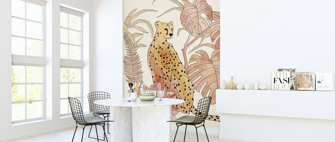PHOTOWALL / Blush Cheetah (e321369)