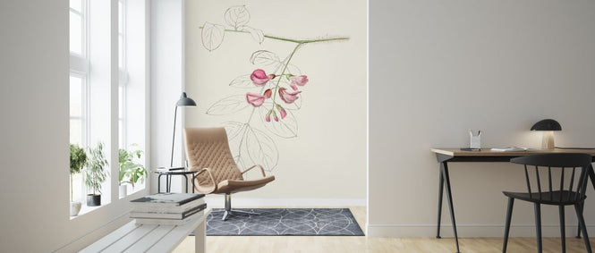 PHOTOWALL / Watercolor Leaf Sketches (e321409)
