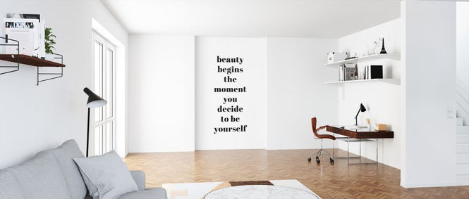 PHOTOWALL / Beauty Begins the Moment You Decide to be Yourself (e323312)