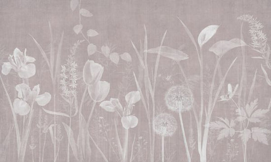 PHOTOWALL / Dandelion Field - Plum (e325247)