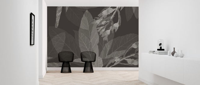 PHOTOWALL / Leaf Glance - Dark - Mary Wang (e325262)