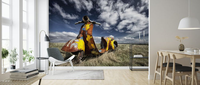 PHOTOWALL / Yellow Scooter (e324452)