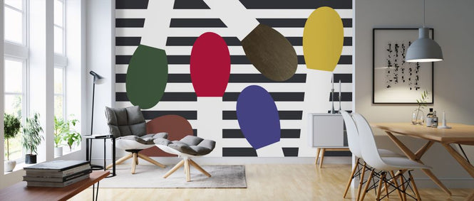 PHOTOWALL / Matches and Stripes (e326867)