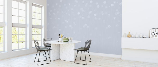 PHOTOWALL / Dandelion Field - Soft Blue (e326666)