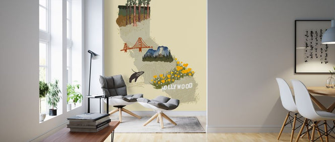 PHOTOWALL / Illustrated California (e324908)