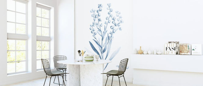 PHOTOWALL / Antique Botanical in Blue (e324752)