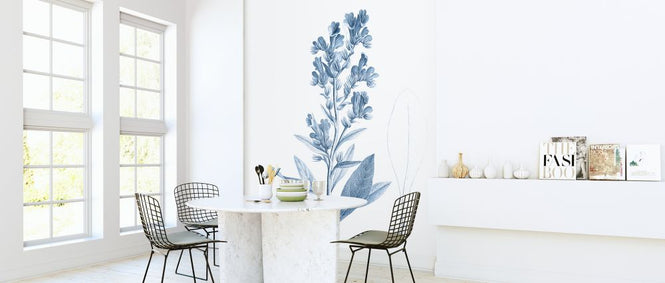PHOTOWALL / Antique Botanical in Blue II (e324753)