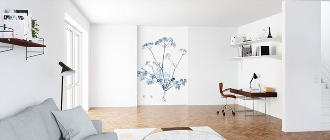 PHOTOWALL / Antique Botanical in Blue III (e324754)