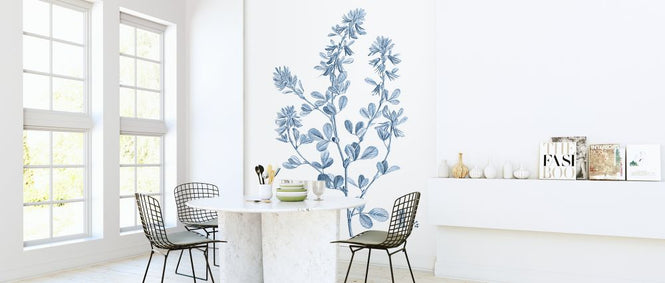 PHOTOWALL / Antique Botanical in Blue VI (e324757)