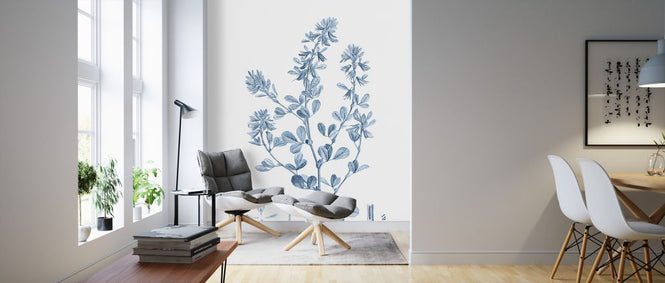 PHOTOWALL / Antique Botanical in Blue VI (e324757)