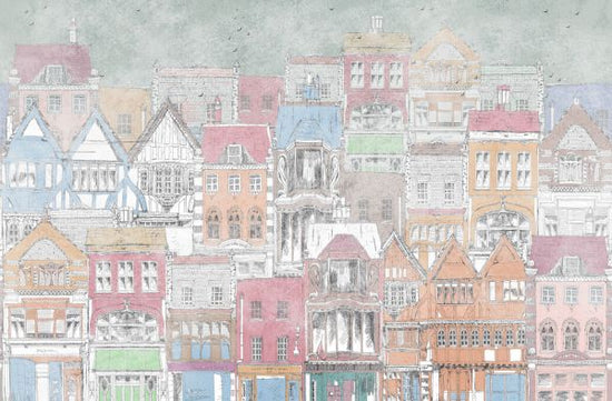 PHOTOWALL / City Facade - Green (e327093)