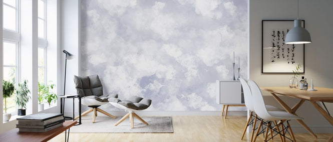 PHOTOWALL / Clouds and Birds - Blue (e327095)