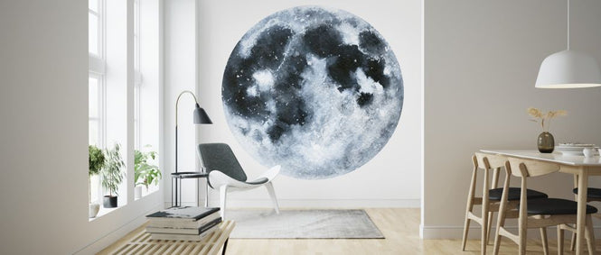 PHOTOWALL / Big Moon Watercolor (e325023)