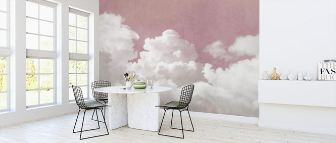 PHOTOWALL / Fluffy Sky - Pink (e328122)