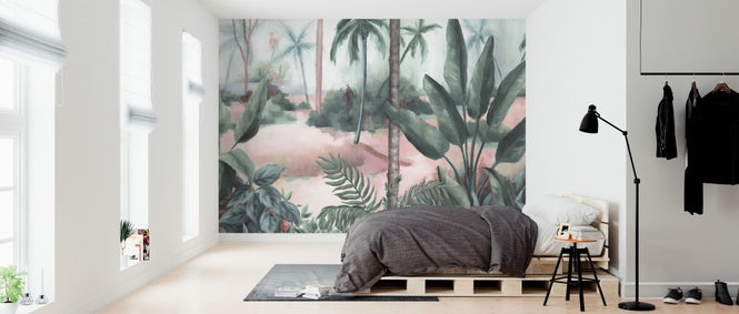 PHOTOWALL / Verdure - Pink Dew (e328415)