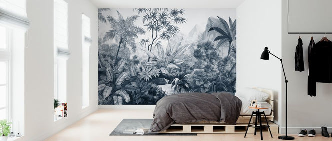 PHOTOWALL / Tangled Jungle - Dark Blue (e328532)